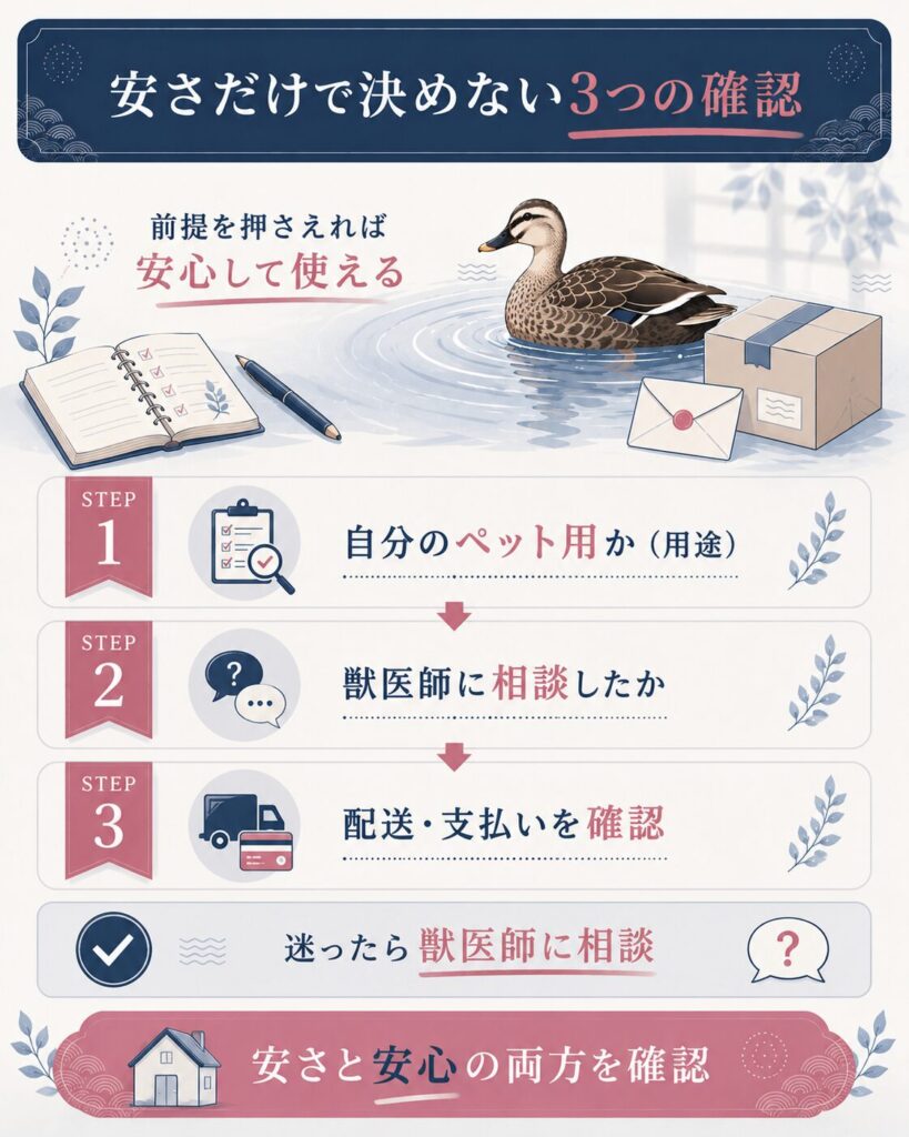 個人輸入の前に確認したい3つのポイントの図