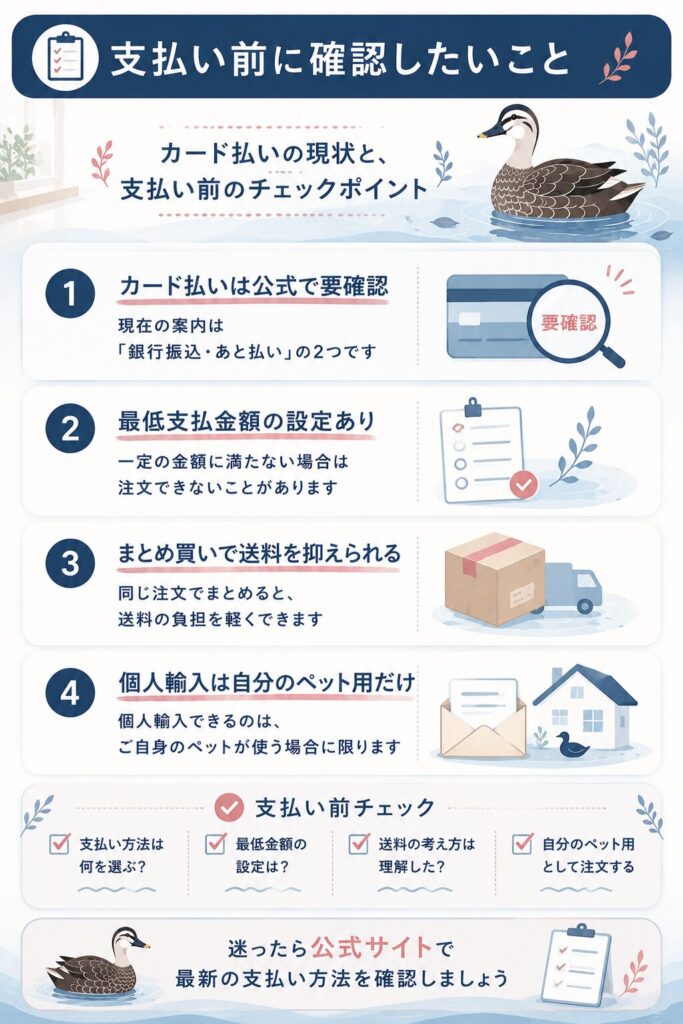 カード払いの現状と支払い前に確認したい注意点の図